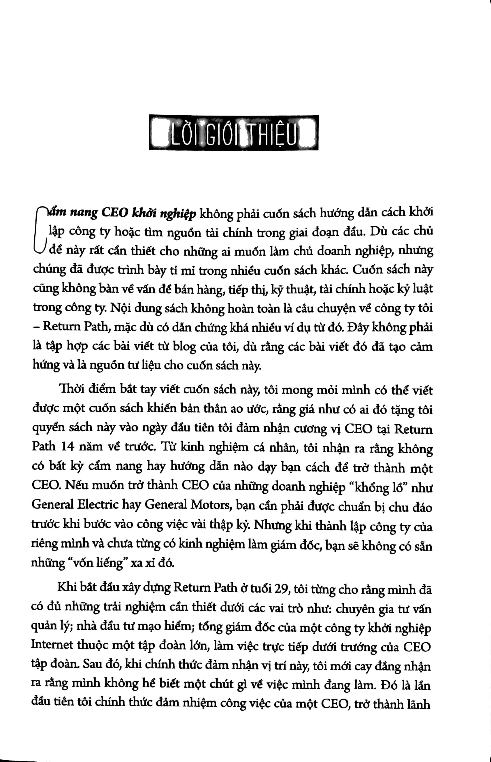 Sách Cẩm Nang CEO Khởi Nghiệp