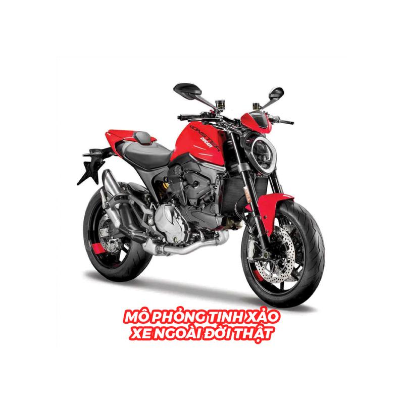 Đồ Chơi MAISTO Mô Hình Xe Mô Tô 1:18 Dòng Ducati Monster + 2021 20131/MT39300