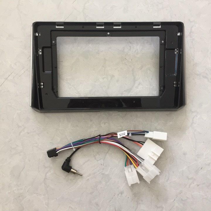 Mặt dưỡng kèm dây nguồn lắp màn android 10inch TOYOTA CROSS 2020-2022