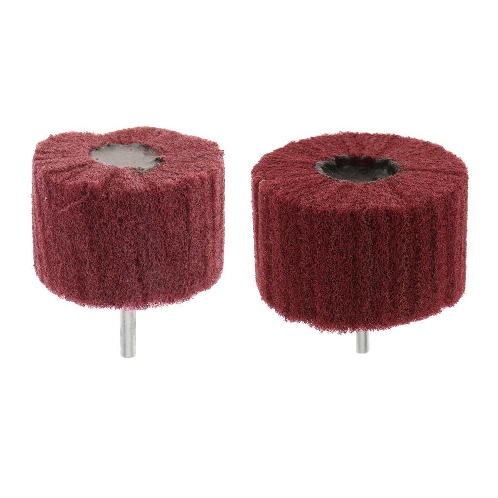 2pcs Abrasive Grinding Wheel Flap Sanding Disc Cleaning Tools Kit for Metal Wood Plastic Processing