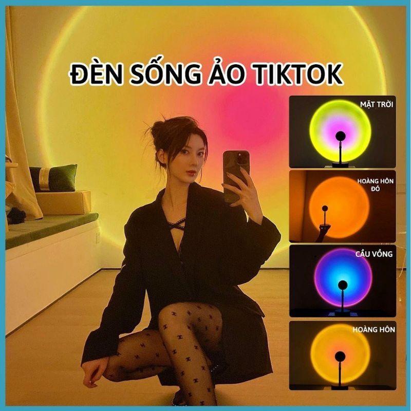 Bộ Đèn hoàng hôn Đèn sunset cầu vồng led tiktok