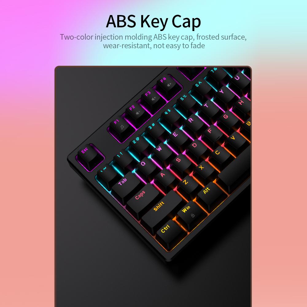 Bàn phím cơ có dây DaiDai STK131 USB cho chơi game Văn phòng Thiết kế tiện dụng