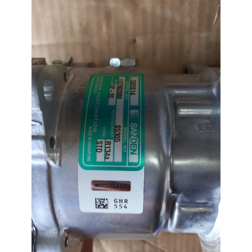 Lốc điều hòa Sanden 508 2A 12V/24V hàng xịn Sanden Singapore