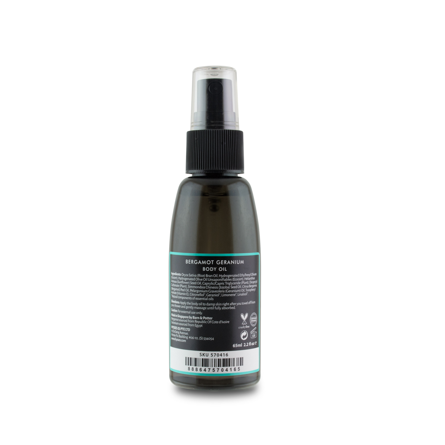 Dầu dưỡng thể Cao Cấp Hysses Body Oil Giúp Làm Mờ Nếp Nhăn, Hỗ Trợ Mụn Trứng Cá, Tăng Cường Tái Tạo Tế Bào Và Khóa Ẩm và Bảo Vệ Da Với Tinh Dầu Cam Bergamot - Hoa Phong Lữ Hữu Cơ Tự Nhiên