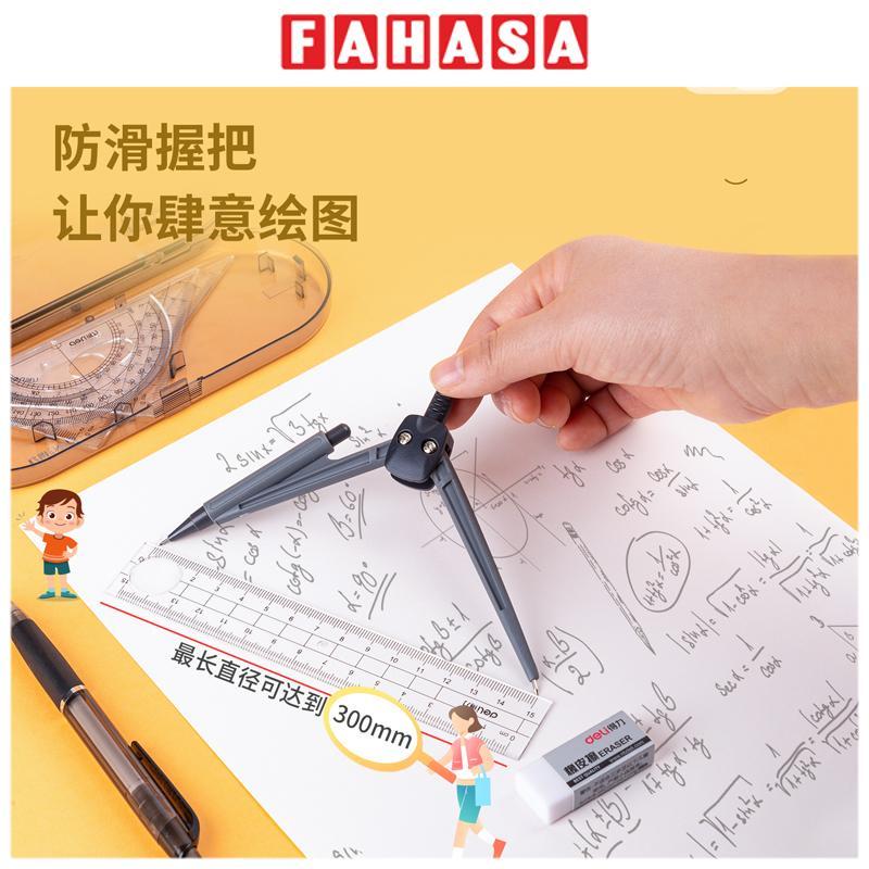 Bộ Compa 8 Món - Bút Chì Kim - Deli 9591