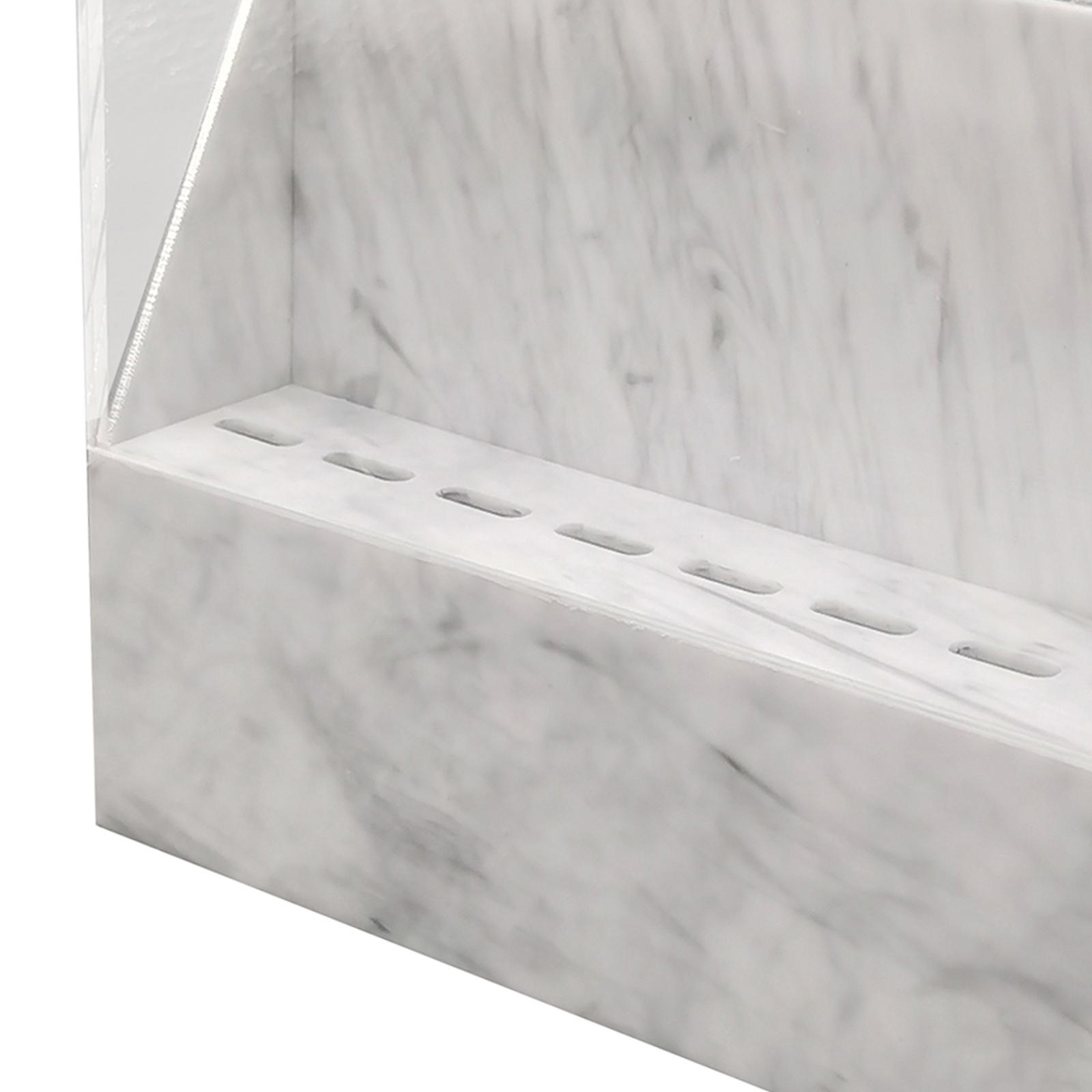 2xEyelash Extension Storage Box Tweezers Organizer Case Stand Holder White