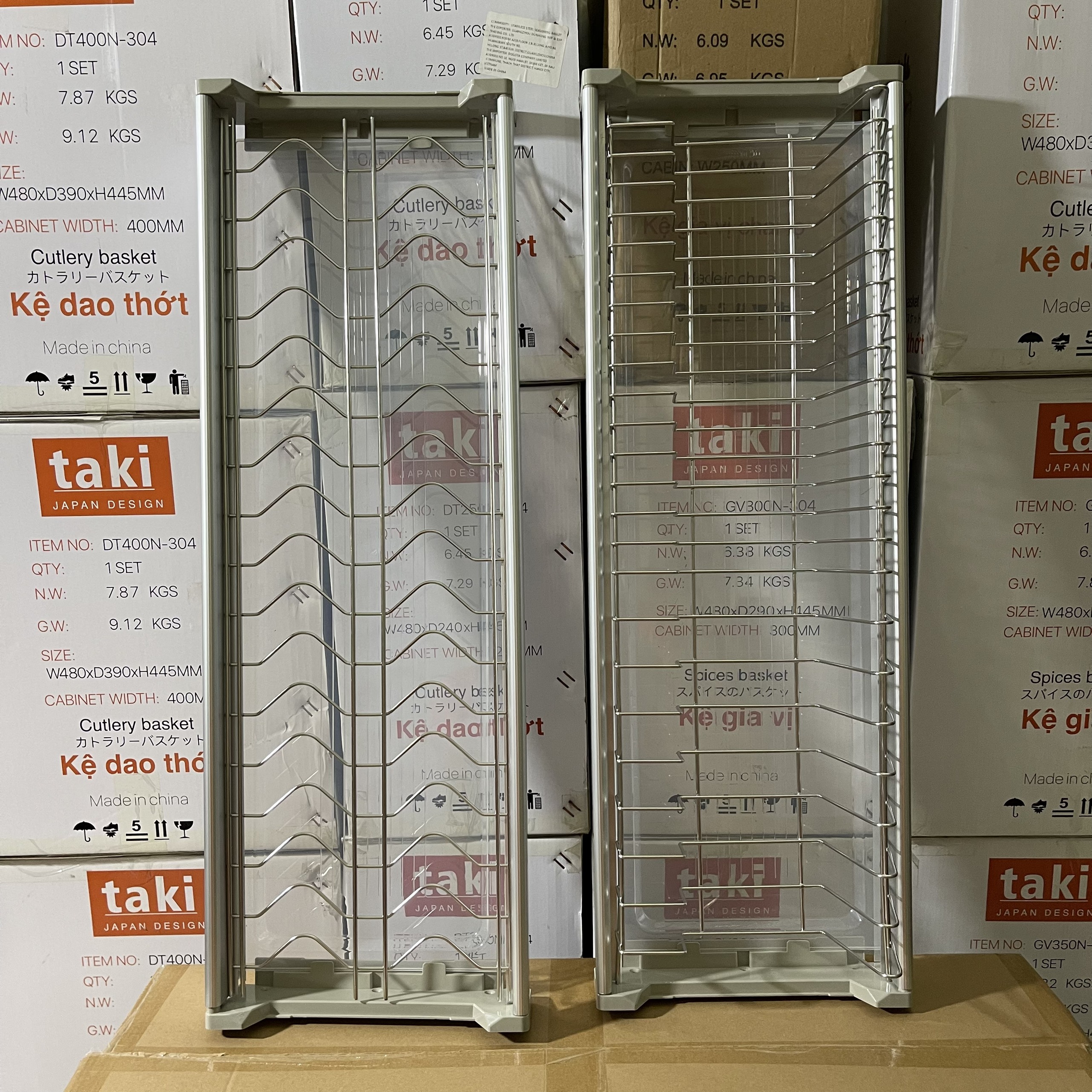 Giá Bát Cố Định Tủ Bếp, Kệ Chén Tủ Bếp INOX 304 - Khung Nhôm Cao Cấp - Bảo Hành Vĩnh Viễn - Có Thợ Lắp