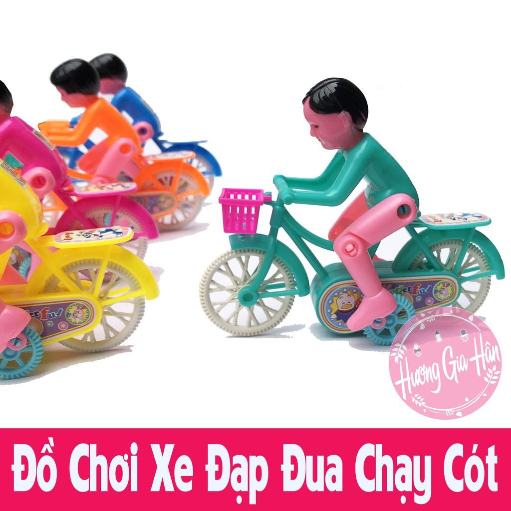 Đồ Chơi Mô Hình Xe Đạp Đua Chạy Cót Vui Nhộn