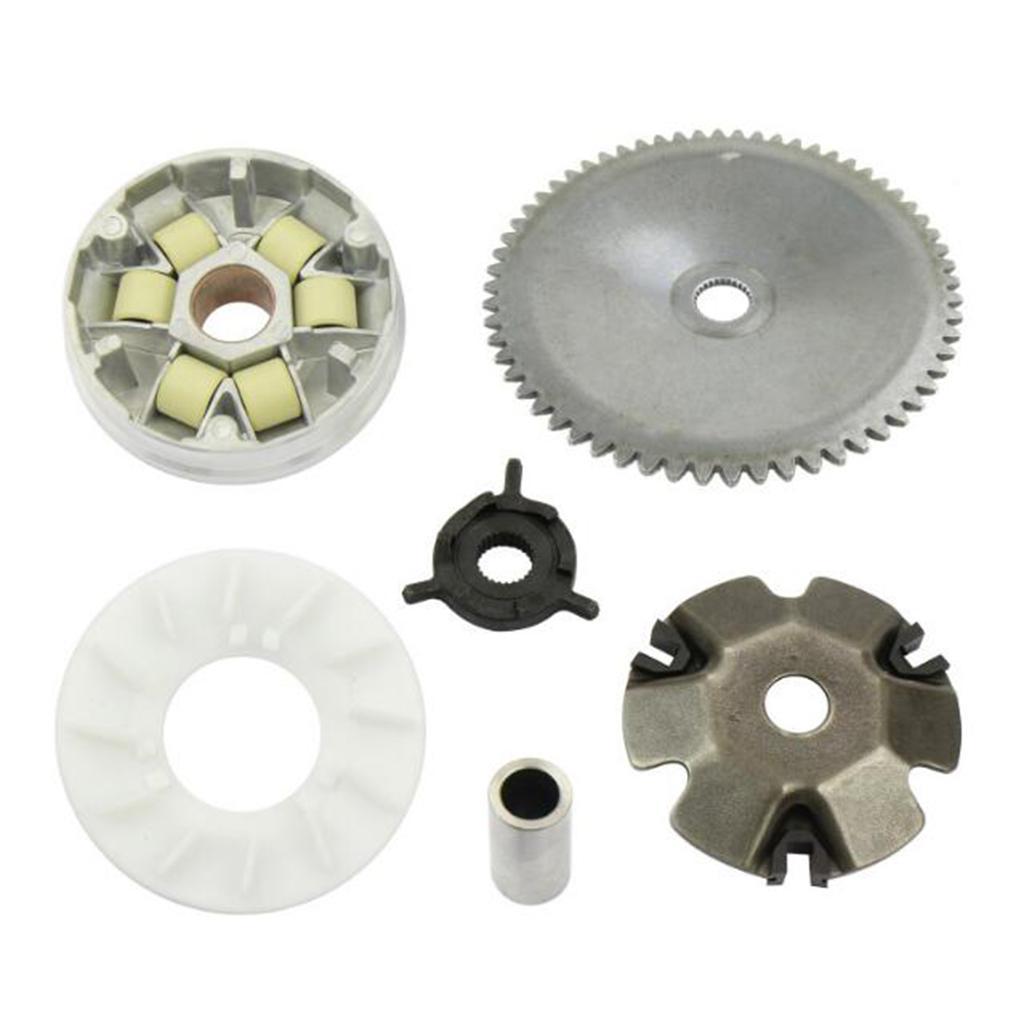 Roller Fan Clutch Variator for GY6 49 50cc Engine Scooter Moped ATV GO KART