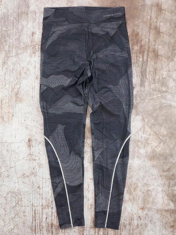 Quần Legging Oysho Printed Striped Leggings- SIZE XS