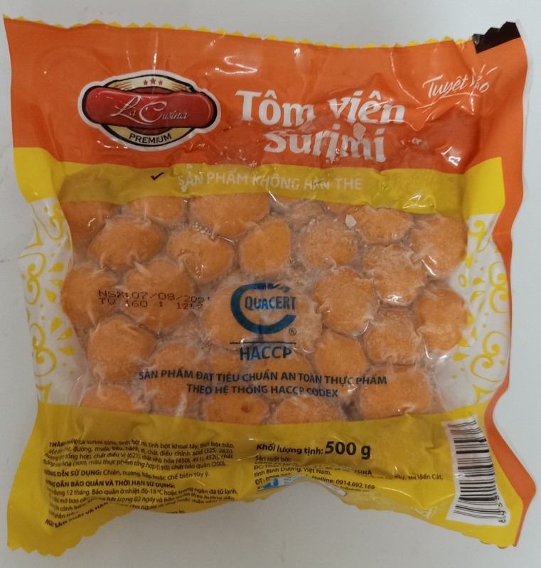 TÔM VIÊN SURIMI LC GÓI 500G SẴN HÀNG GIAO NHANH KHUYẾN MÃI