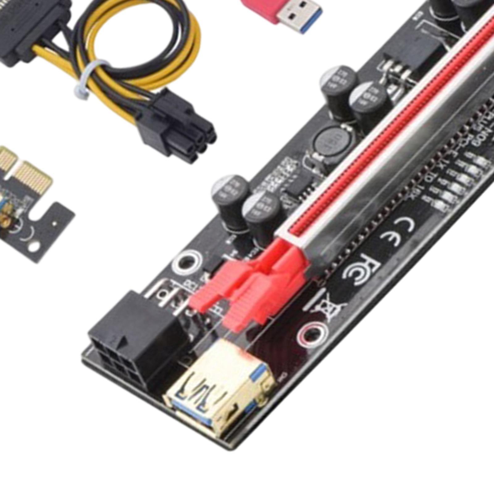 Graphics Card USB 3.0 Ver 010S Plus 1x 16x Multiplier for GPU  Powered