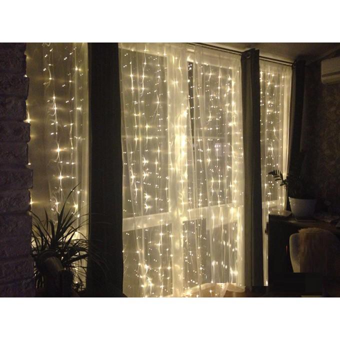Bộ 10 dây đèn led trang trí 10m màu vàng Thiên Mã