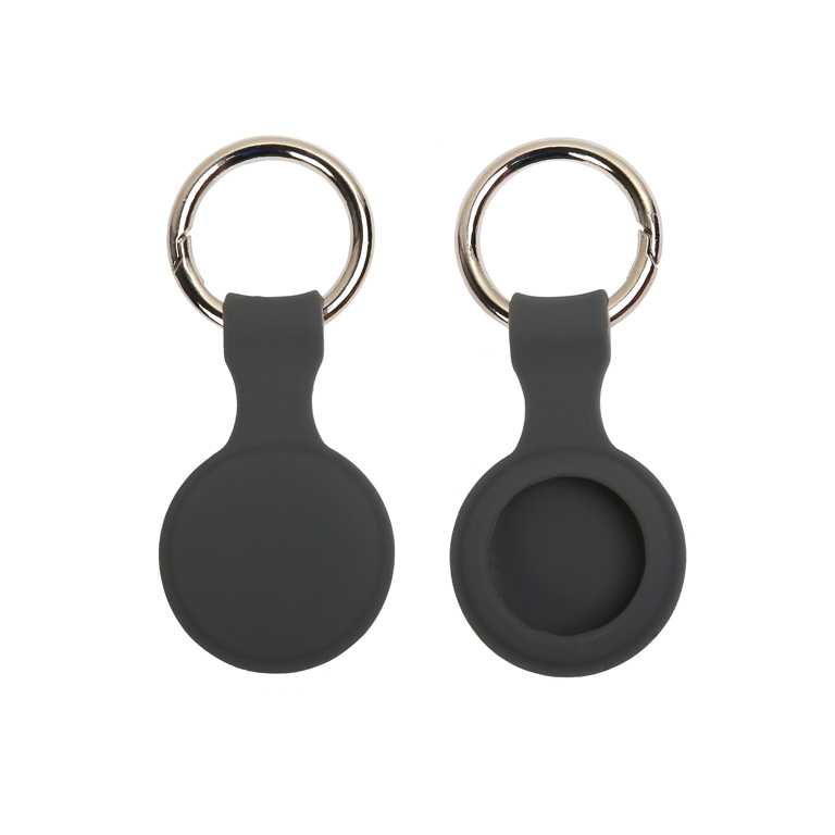 Ốp Silicone Kèm Móc Khóa Inox Dành Cho Thiết Bị Định Vị Apple Smart AirTag