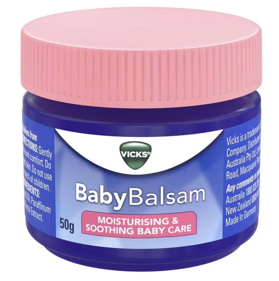 Dầu Bôi Ấm Ngực Vicks Baby Balsam Chống Cảm