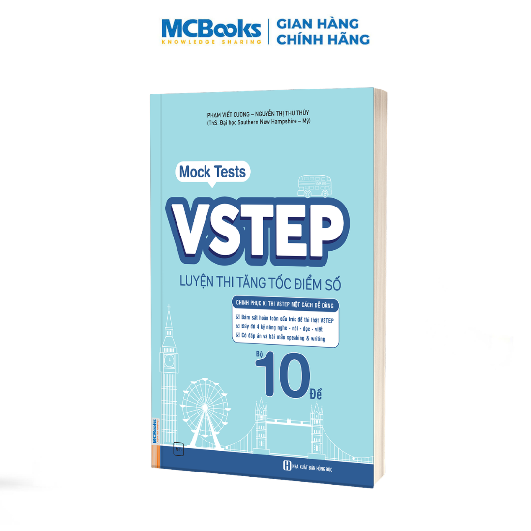 Sách - VSTEP Mock Tests – Bộ 10 Đề Luyện Thi Tăng Tốc Điểm Số