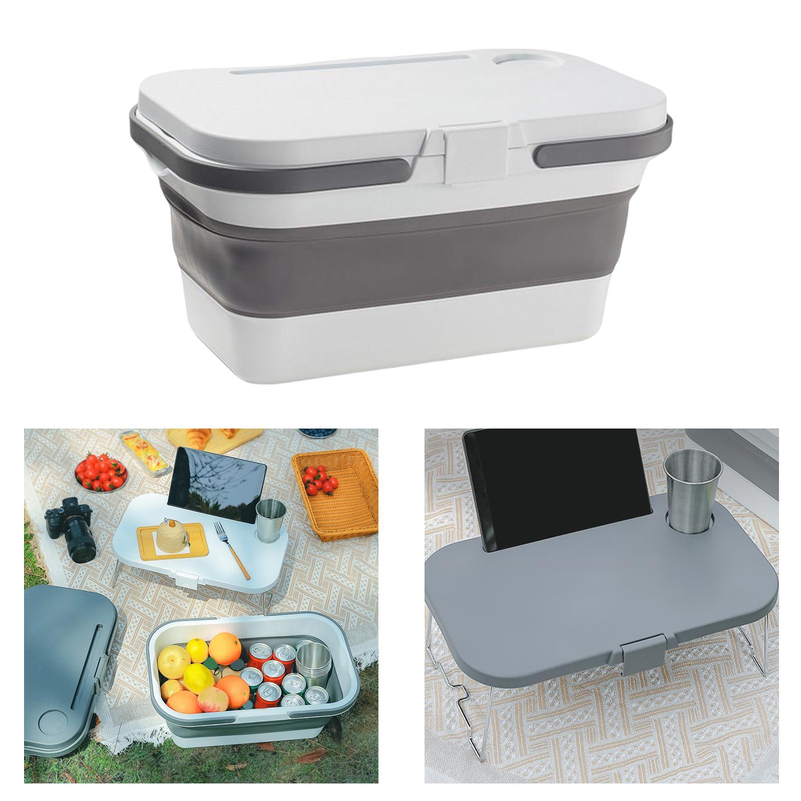 Travel Storage Basket with  2 in 1  Folding for Fishing