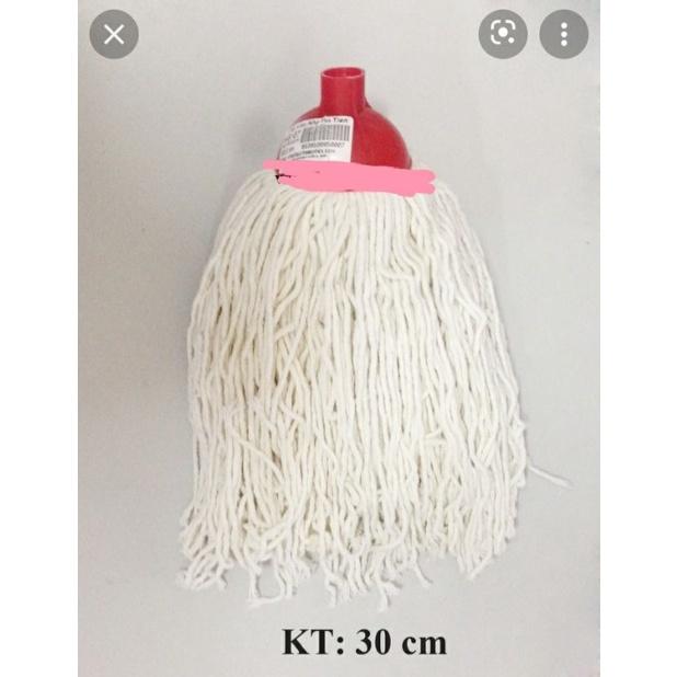 Gậy lau - cây lau nhà cán inox cầm tay củ sợi Sơn Tiến - gậy bền đẹp, sợi cotton 100%