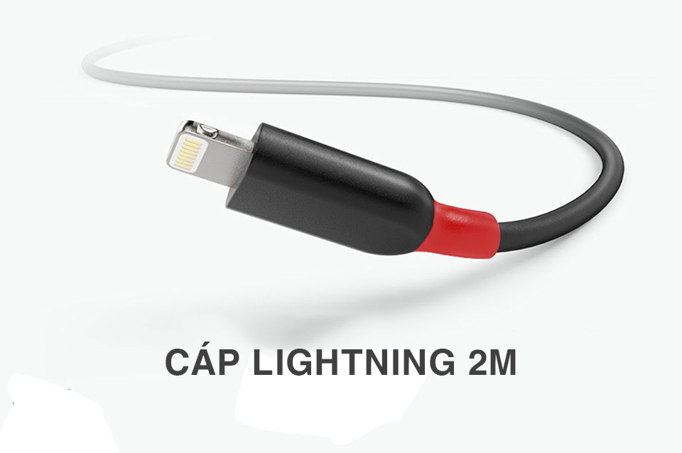 Cáp Sạc Lightning Bagi cho iPhone  Dài 2m CB-IA200 - Hàng chính hãng