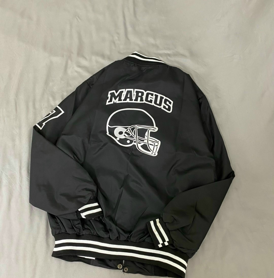 Áo Khoác Bomber Dù Gió MARCUS - FRESHIP Unisex - Kiểu Bóng Chày Số 17 Nam Nữ Cute