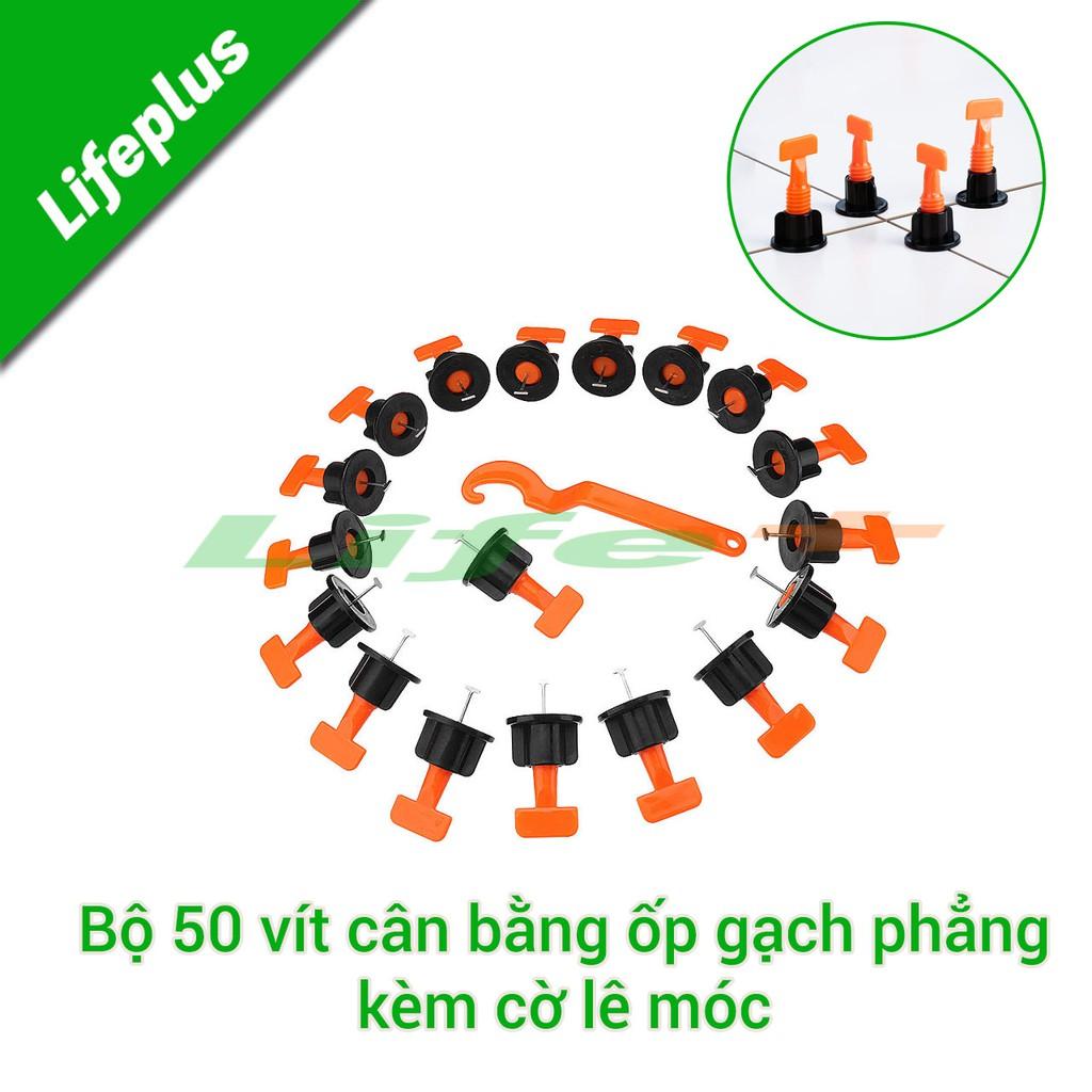 Dụng cụ nẹp ke cân bằng ốp lát gạch, vít cân bằng ốp gạch - kèm cờ kê móc