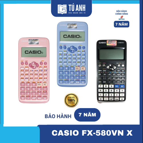 Máy Tính Khoa Học Casio FX-580VN X sắc màu mới