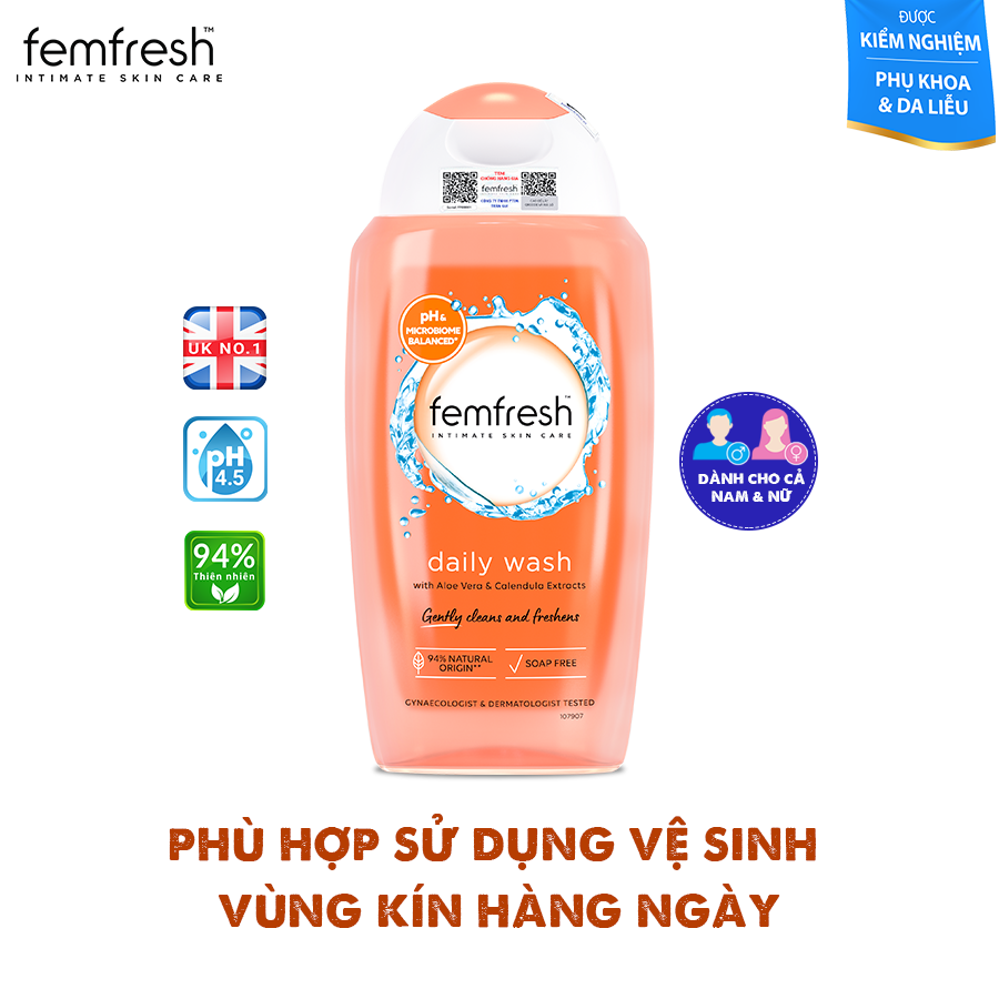 Dung Dịch Vệ Sinh Phụ Nữ Femfresh Daily Intimate Wash Nhập Khẩu Anh Quốc 250ml