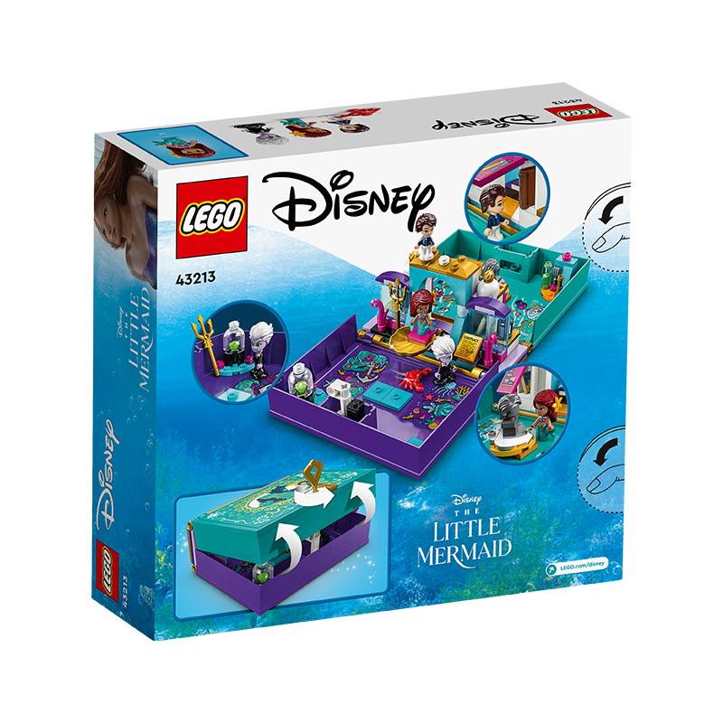 Đồ Chơi Lắp Ráp Câu Chuyện Phiêu Lưu Của Nàng Tiên Cá LEGO DISNEY PRINCESS 43213  (134 chi tiết)