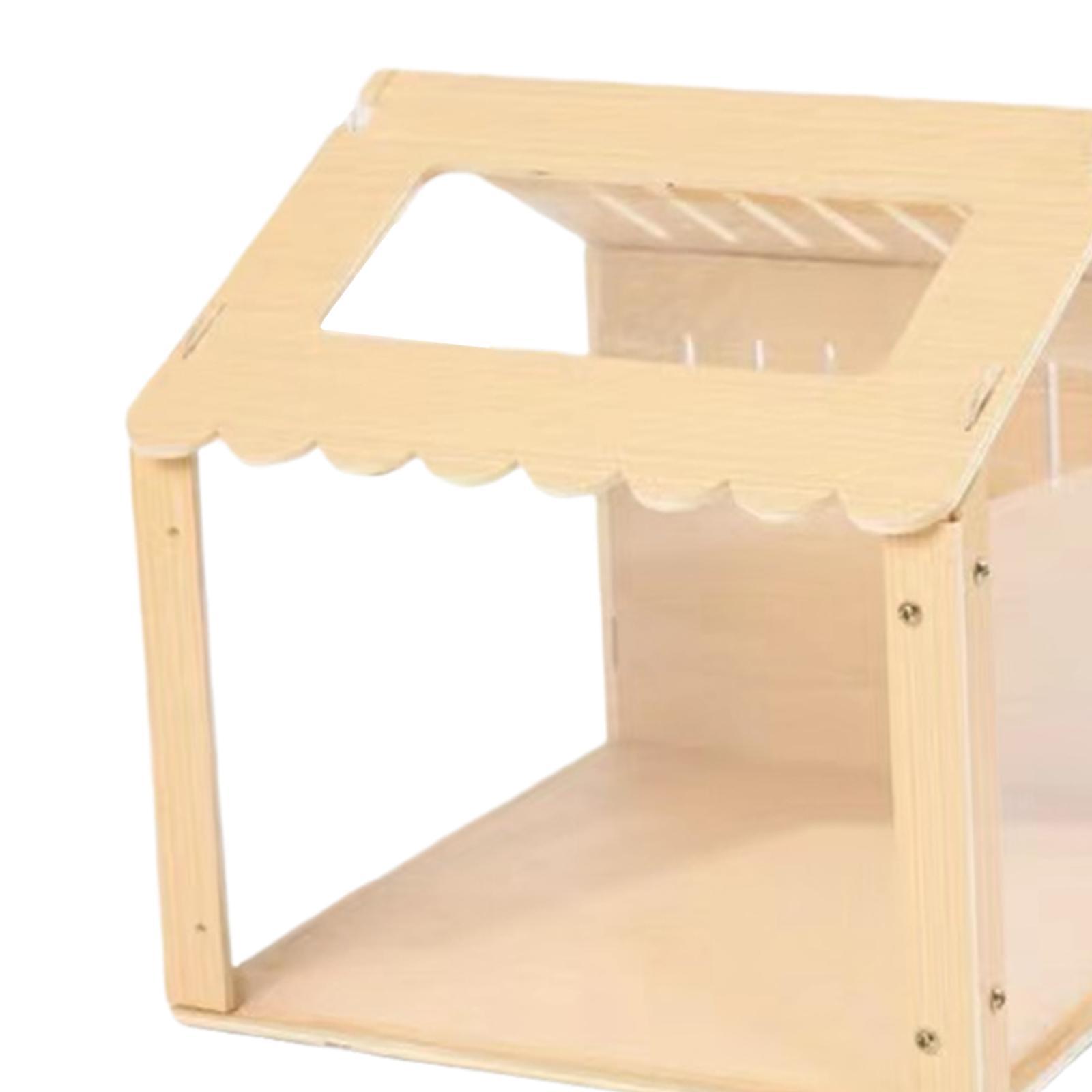 Hamster Cage Exercise Toy Nesting Habitat for Gerbils Rutin Chicken Hideaway