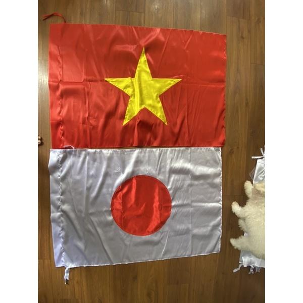 Cặp cờ Việt nhật 80x120cm