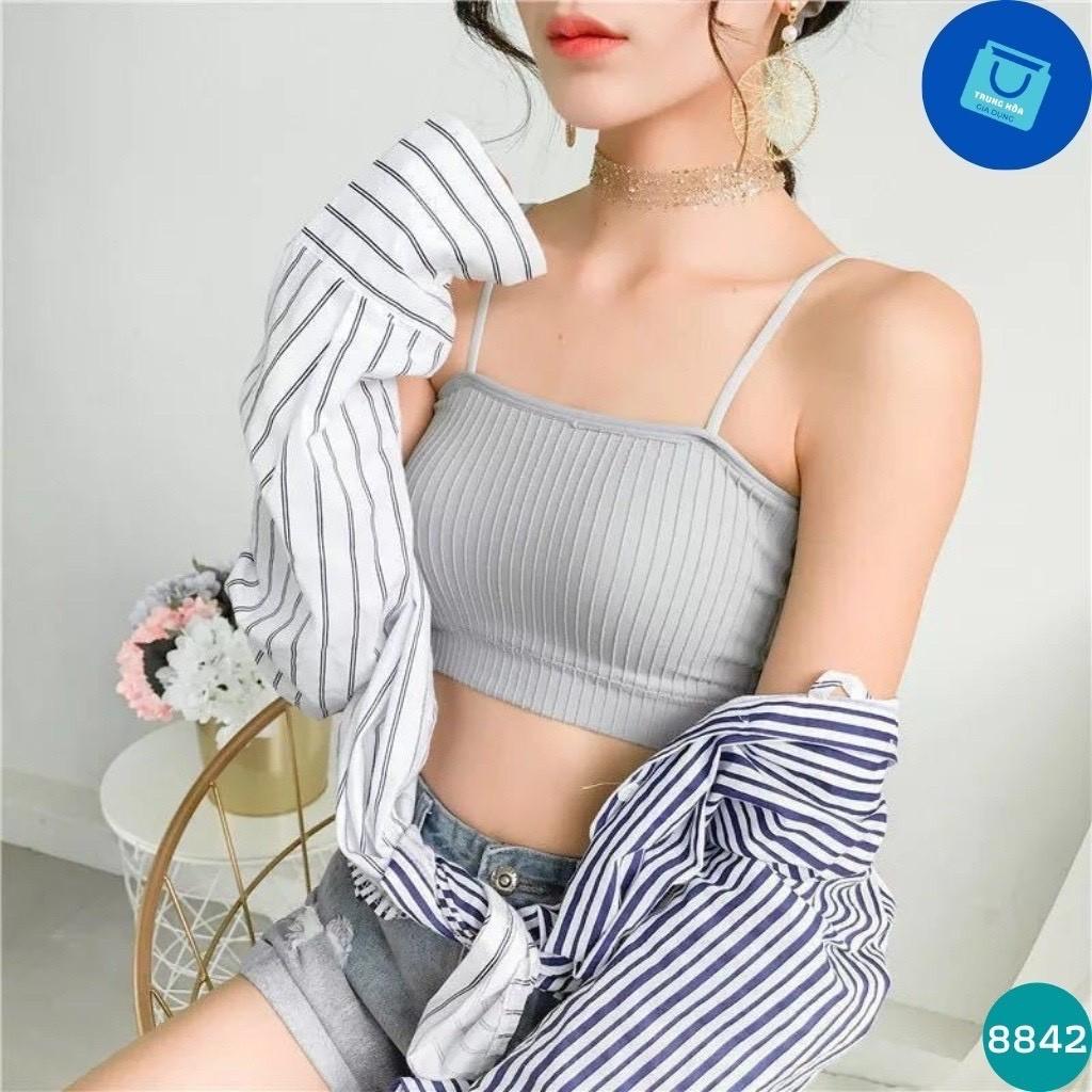 Áo Lót Nữ ️️ Áo Bra 2 dây hở lưng không gọng nâng vòng một sexy , gợi cảm quyến rũ mẫu 456