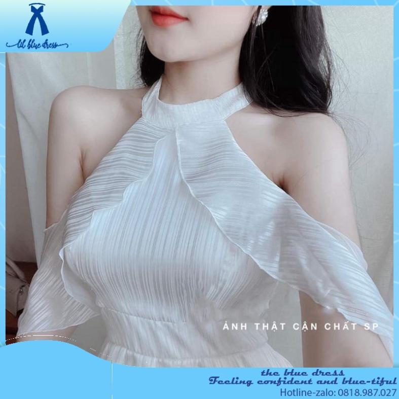 QUẢNG CHÂU CAO CẤP Đầm dự tiệc tay bèo cánh tiên đáng yêu lady xanh bigsize công chúa tiệc cưới giá rẻ đẹ