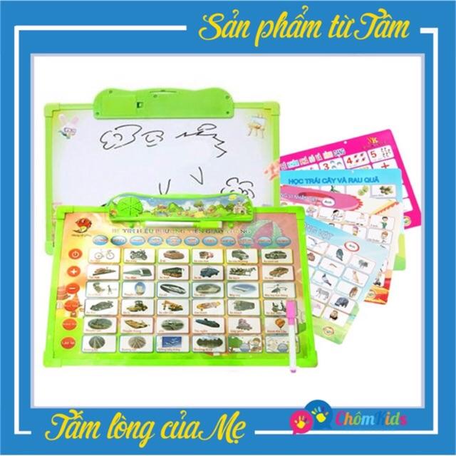 Bảng Học Điện Tử Thông Minh - Bảng Học Chữ Cái Đa Năng Cho Bé 5 tờ (11 Chủ Đề)