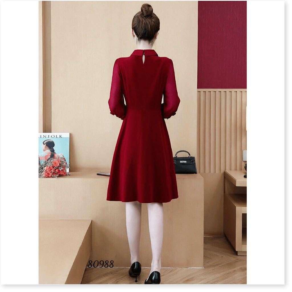 ĐẦM VOAN UMI ĐÍNH NGỌC CỰC SANG DÀNH CHO CÁC QUÝ CÔ THỜI TRANG MỚI NHẤT HIỆN NAY