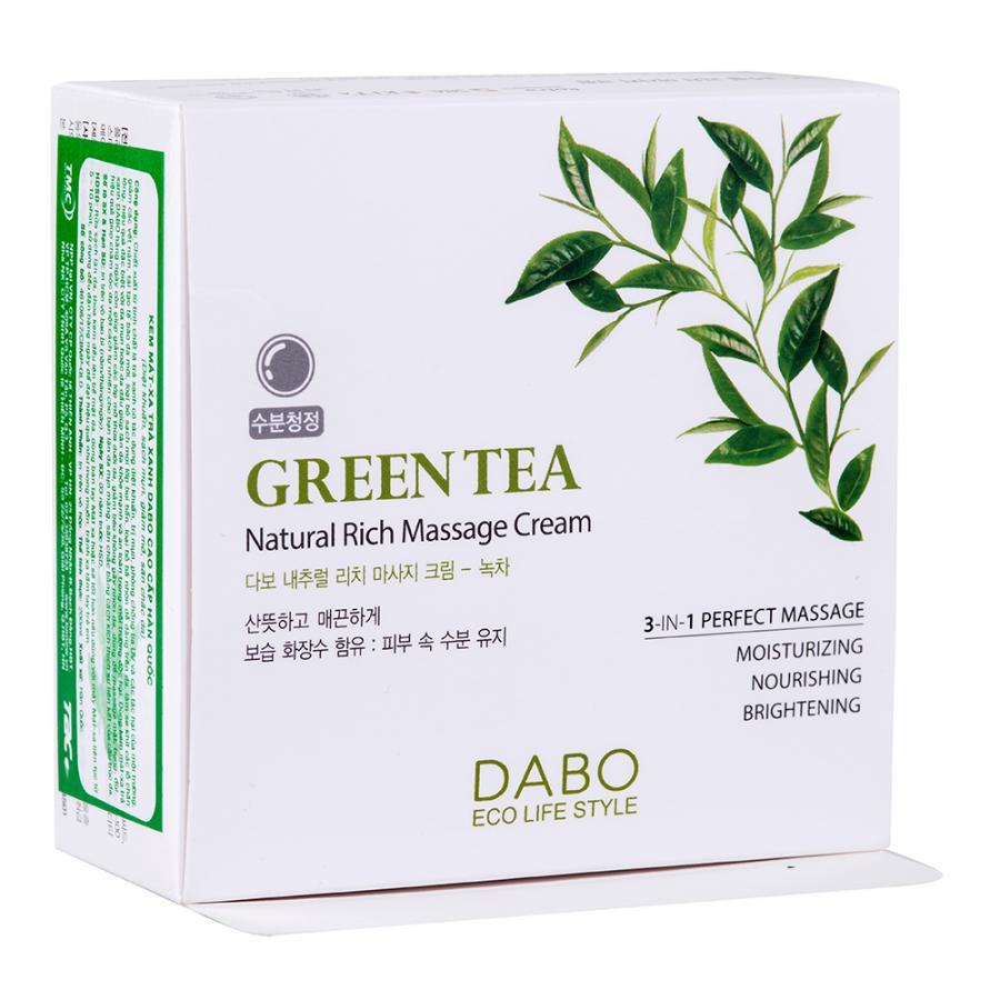 Kem Mát xa Dabo Green Tea Massage Cream 200ml