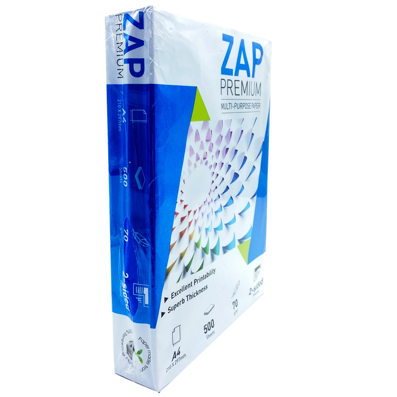 Giấy Photo ZAP Premium A4 70gsm (500 Tờ)