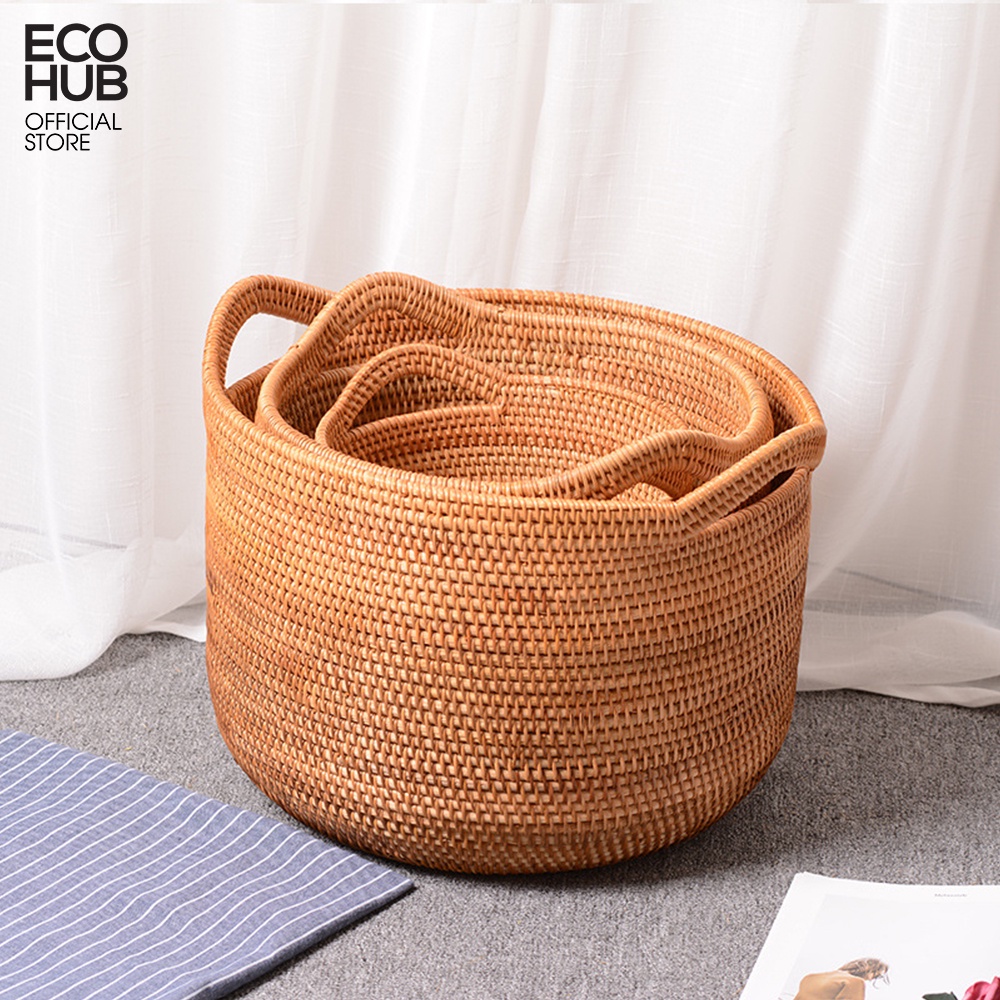 Giỏ Mây Tròn Đựng Đồ EH0276