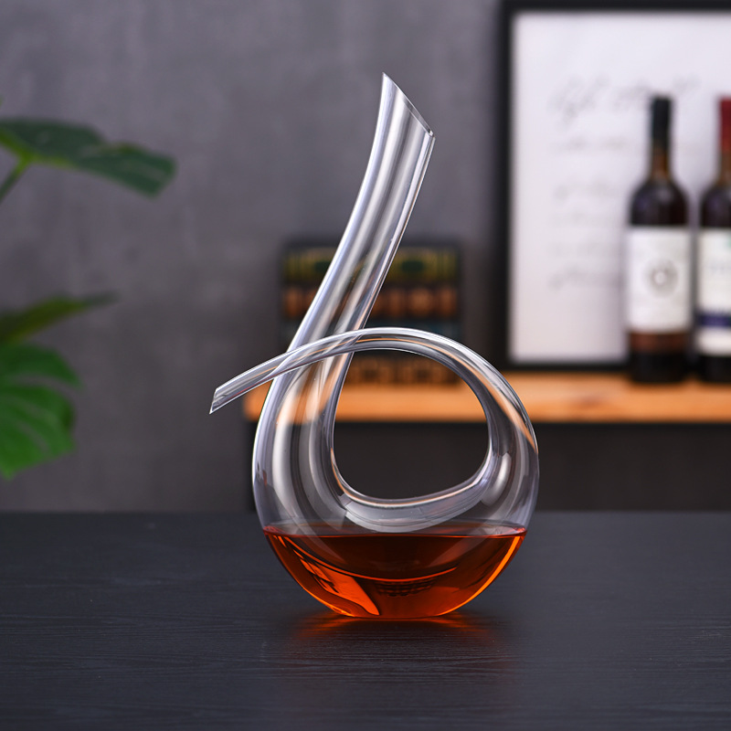 Bình Rượu Vang Thủy Tinh Cao Cấp DECANTER Chất Liệu BOROSILICATE 1500 ML DECOR LUXURY - Hàng Nhập Khẩu