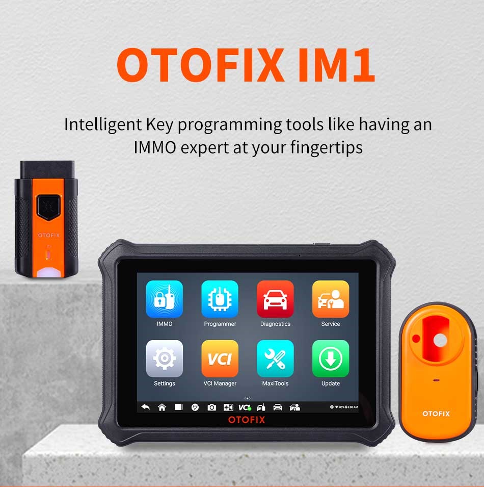 Thiết Bị Cài Đặt, Lập Trình Chìa Khóa, Smartkey Ô Tô, Đọc Ghi Chip Chìa Khóa Trực Tiếp Các Dòng Xe Ô Tô - Hàng Chính Hãng -OTOFIX IM1
