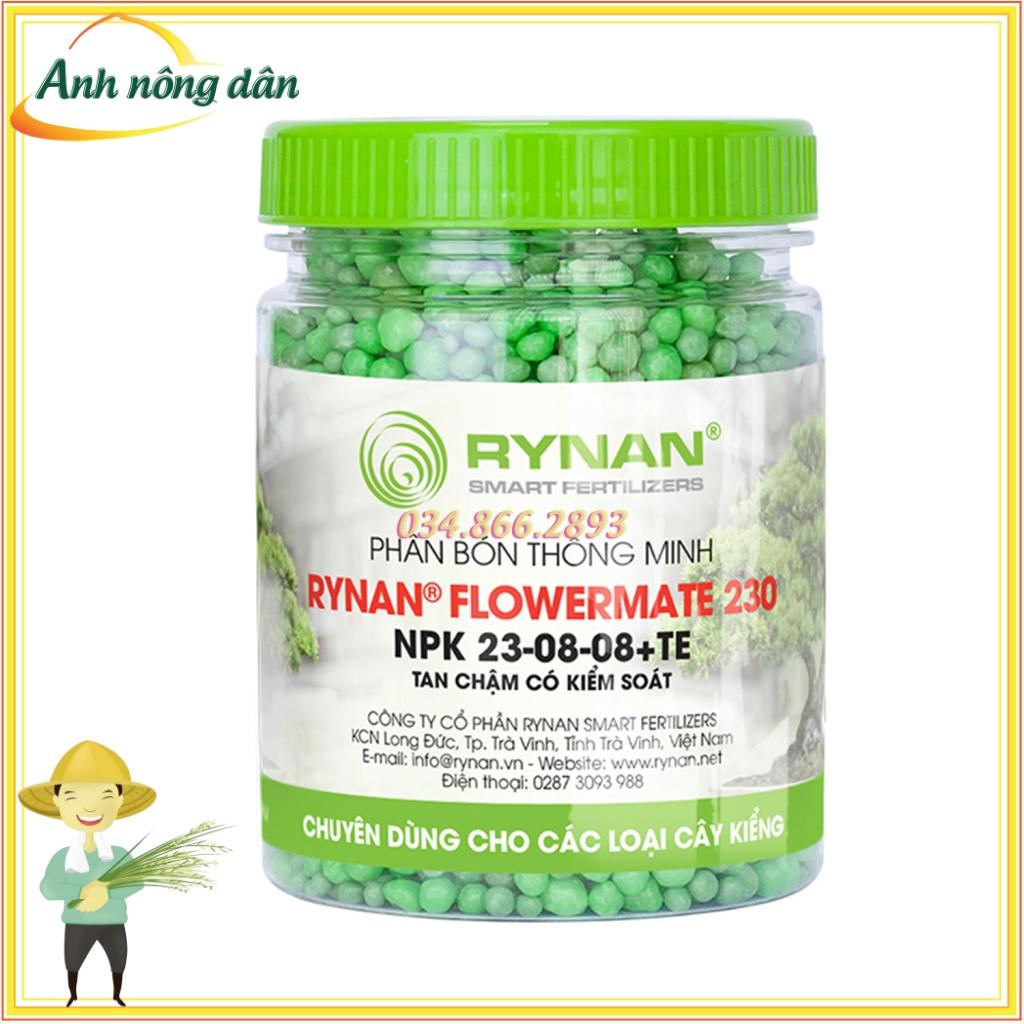 Phân bón tan chậm thông minh RYNAN FLOWERMATE 230 (NPK 23-08-08+TE): Chuyên dùng cho phong lan