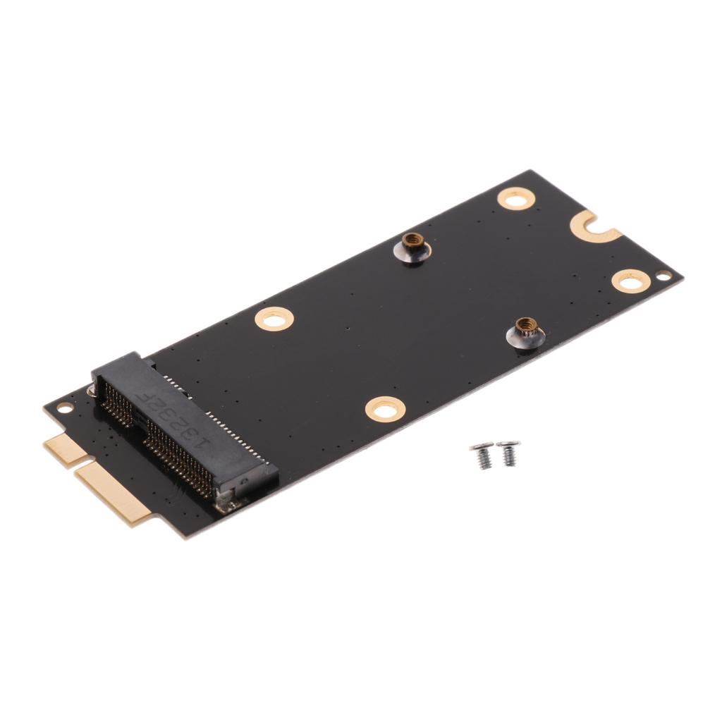 MSATA SSD to 17+7pin SSD Convertor Connector Adapter Card for 2012 MacBook