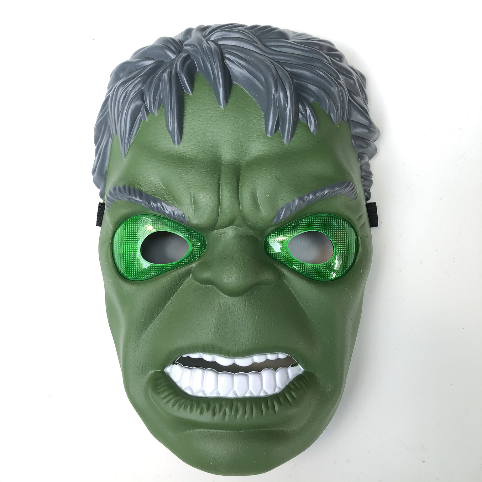 Mặt nạ người Khổng lồ xanh Hulk có đèn phát sáng hóa trang Trung thu , Halloween cho bé