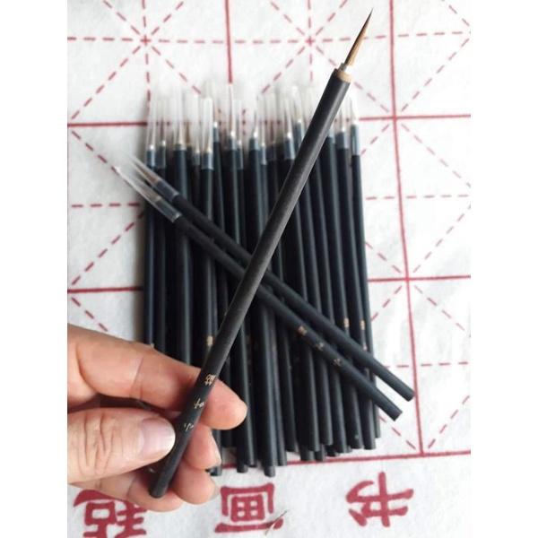 Bút tiểu cán tre lông sói