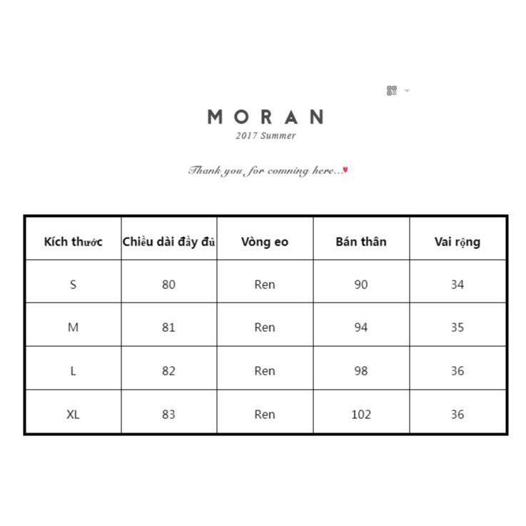Váy MORAN hoa nhí dài tay dáng xòe Vintage Hàn Quốc ! *