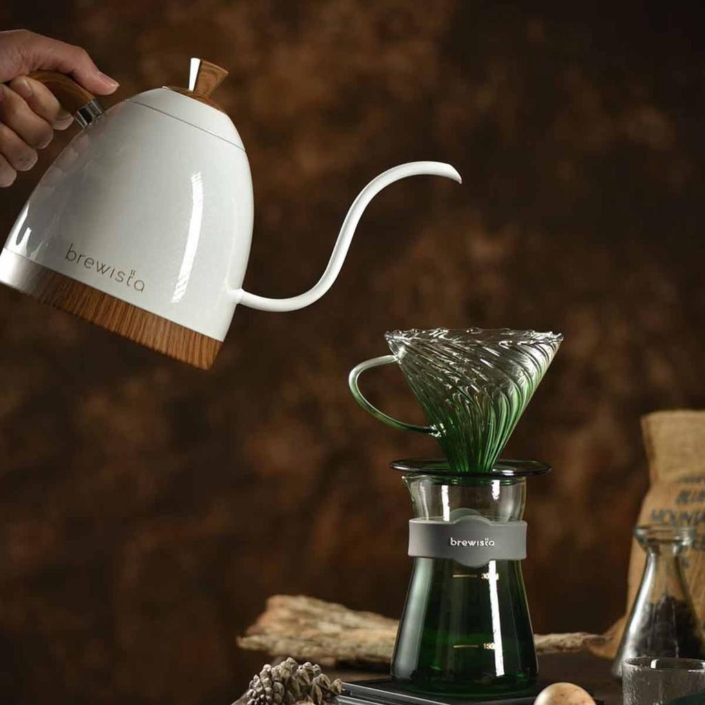 Bình đựng cà phê thủy tinh BREWISTA màu xanh lá cây