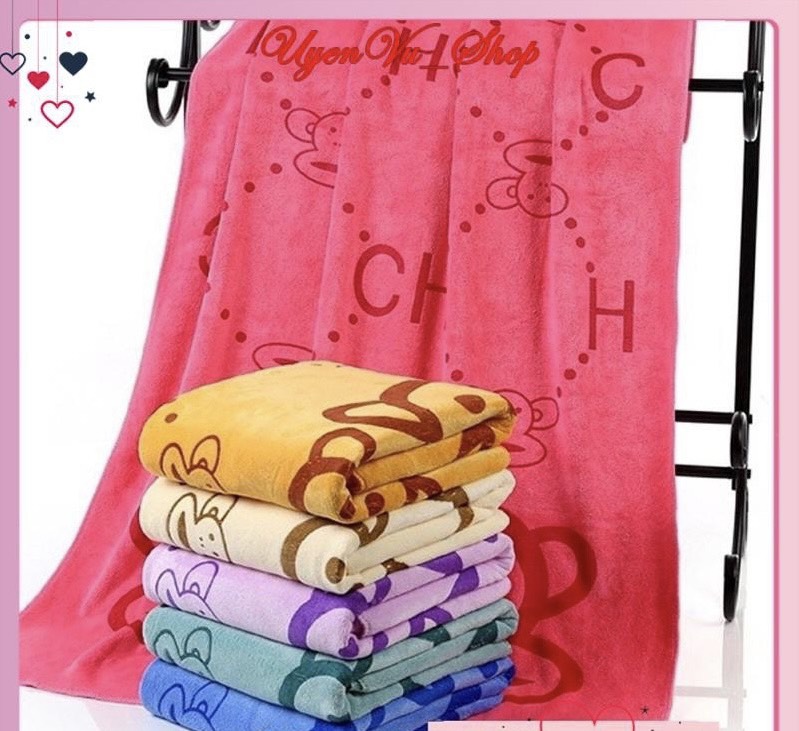 Khăn tắm cho bé, KT 50 x 100cm, siêu mềm