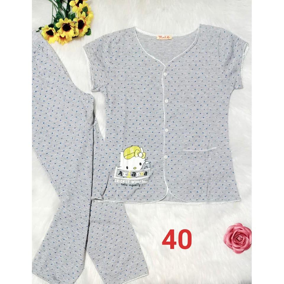 Bộ thun cotton xịn đủ kiểu, quần có túi, ảnh thật