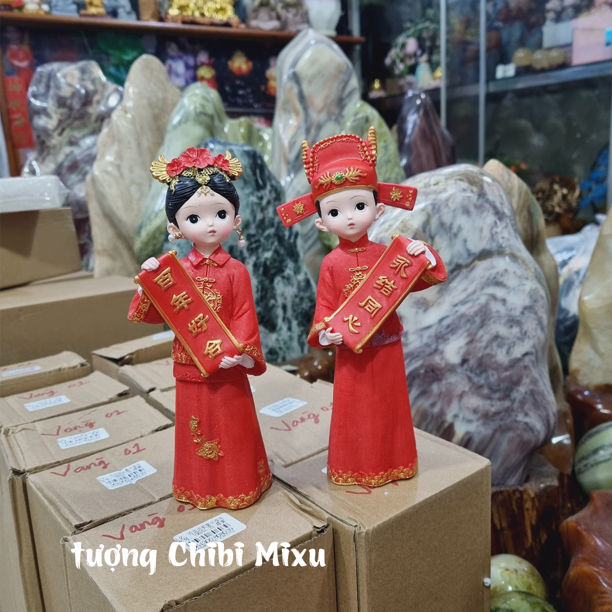 Cặp Tân Lang Tân Nương - mẫu Trăm Năm Hạnh Phúc