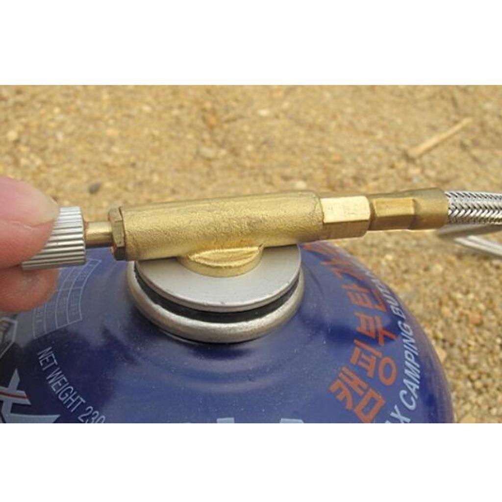 80cm Portable Camping Head Connector Tube Gas Hose Replacement