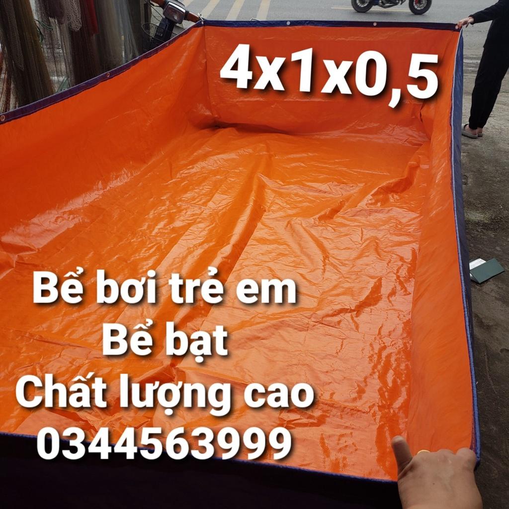 Bể bơi cho trẻ em, bạt dày cao cấp, kích thươc 2x1x0,5 - 2x1x1 - 2x2x1 - 2x2x0,5 - 3x2x1 - 3x2x0,5 - 4x2x1 - 4x2x0,5